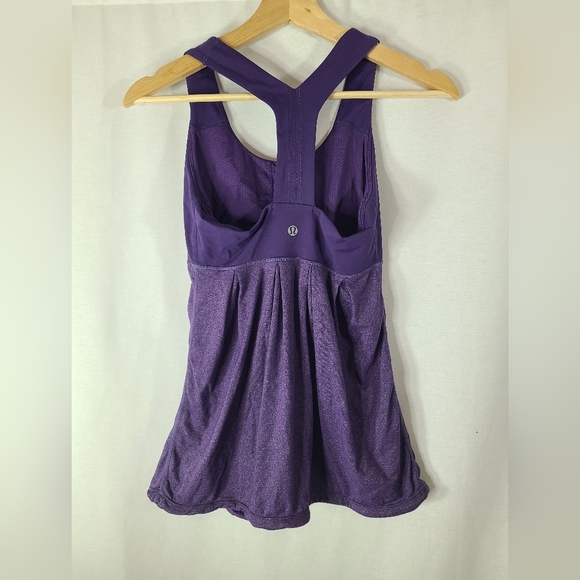 Lululemon Power Dance TankHeathered Concord Grape / Concord Grape size 4 - Picture 6 of 8